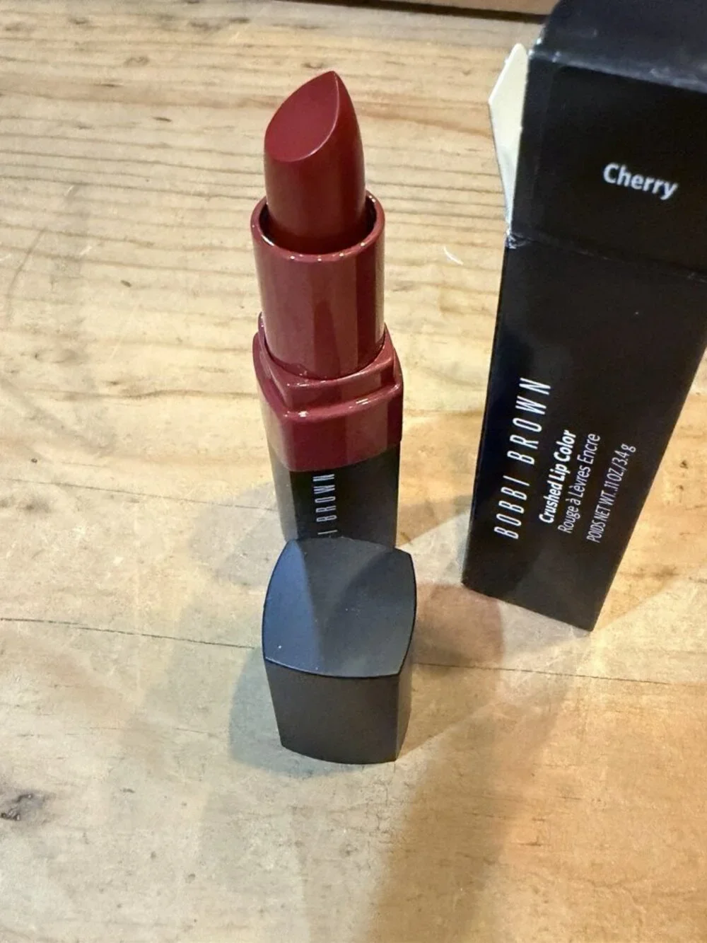 Bobbi Brown Crushed Lip Color Lipstick, CHERRY  New W/ Box